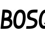 Bosque Slant Bold