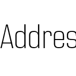 Address Sans Pro