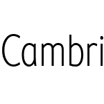 Cambridge Cond