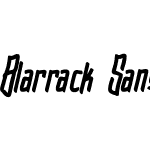 Blarrack Sans Personal Use