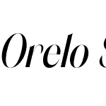 Orelo SemiCondensed