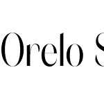 Orelo SemiCondensed