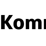 Kommon Grotesk