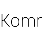 Kommon Grotesk