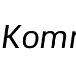 Kommon Grotesk