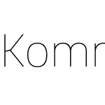 Kommon Grotesk