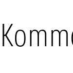 Kommon Grotesk Compressed