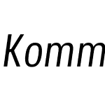 Kommon Grotesk Compressed