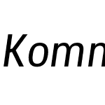 Kommon Grotesk Condensed