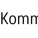 Kommon Grotesk Condensed