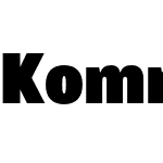 Kommon Grotesk Condensed