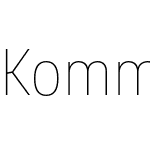 Kommon Grotesk Condensed