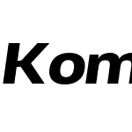 Kommon Grotesk Extended