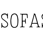 Sofa Serif Hand