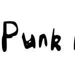 Punk Rock Handwriting