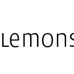 Lemon Sans Rounded Unicase