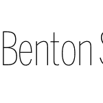 Benton Sans Compressed