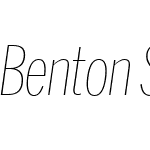 Benton Sans Compressed