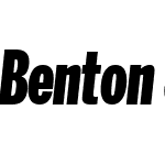 Benton Sans Extra Compressed