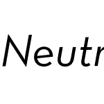 Neutra Text TF