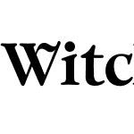 Witchcraft Bold