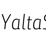 Yalta Sans Pro