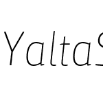 Yalta Sans Pro