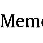 MementoSemiBold