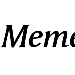 MementoSemiBold