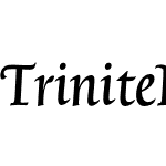 TriniteNo1 Medium Italic Tab