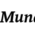 Mundo Serif