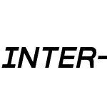 Inter-Bureau Semi-Bold Italic