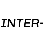 Inter-Bureau Semi-Italic