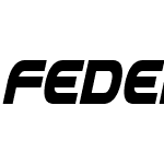 Federal Service ExtraBold Condensed Italic