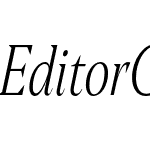 Editor Condensed