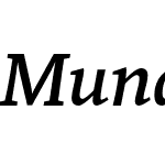 Mundo Serif