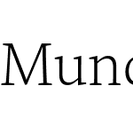 Mundo Serif