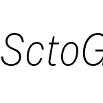 Scto Grotesk B