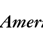 American Garamond Bold Italic BT