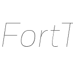 Fort Thin Italic