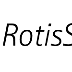 Rotis Sans Serif W1G