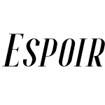 Espoir Serif