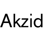 Akzidenz Grotesk Pro