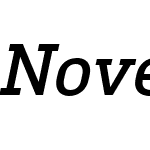 November Slab Medium Italic
