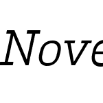 November Slab Light Italic