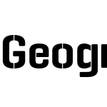 Geogrotesque Stencil-A