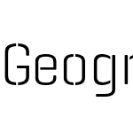 Geogrotesque Stencil-B