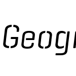 Geogrotesque Stencil-C