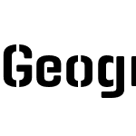 Geogrotesque Stencil-C