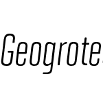 Geogrotesque Extra-Compressed
